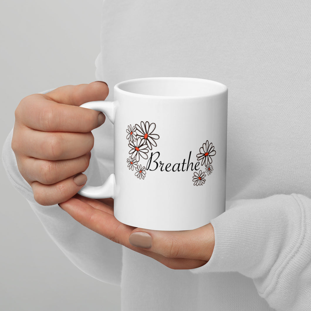 Breathe Glossy Mug